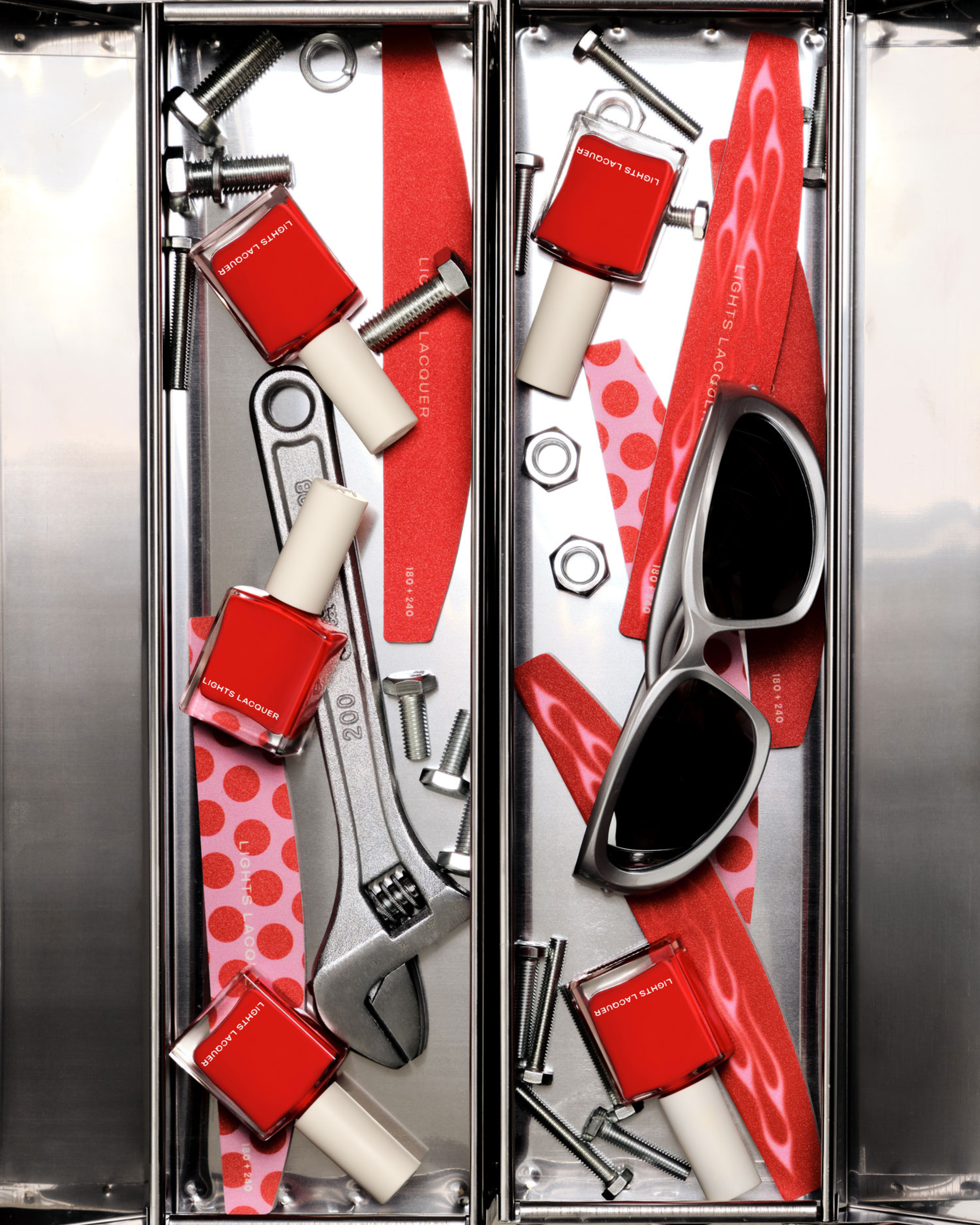 Hot Rod Half Moon Nail File Trio
