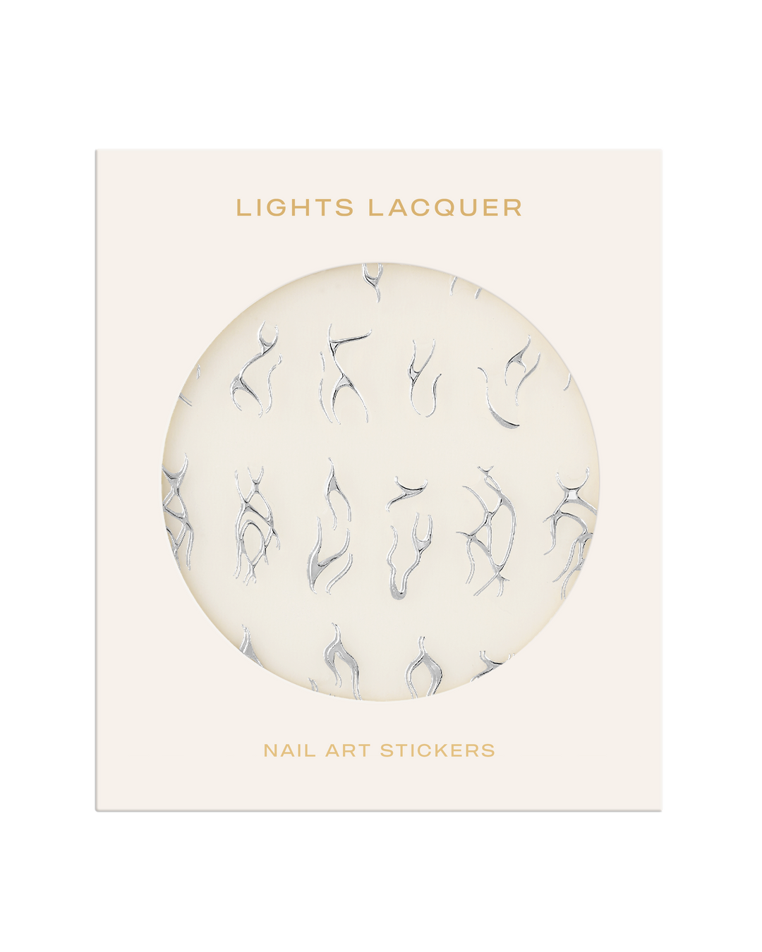 3D Chrome Flame Nail Stickers Lights Lacquer