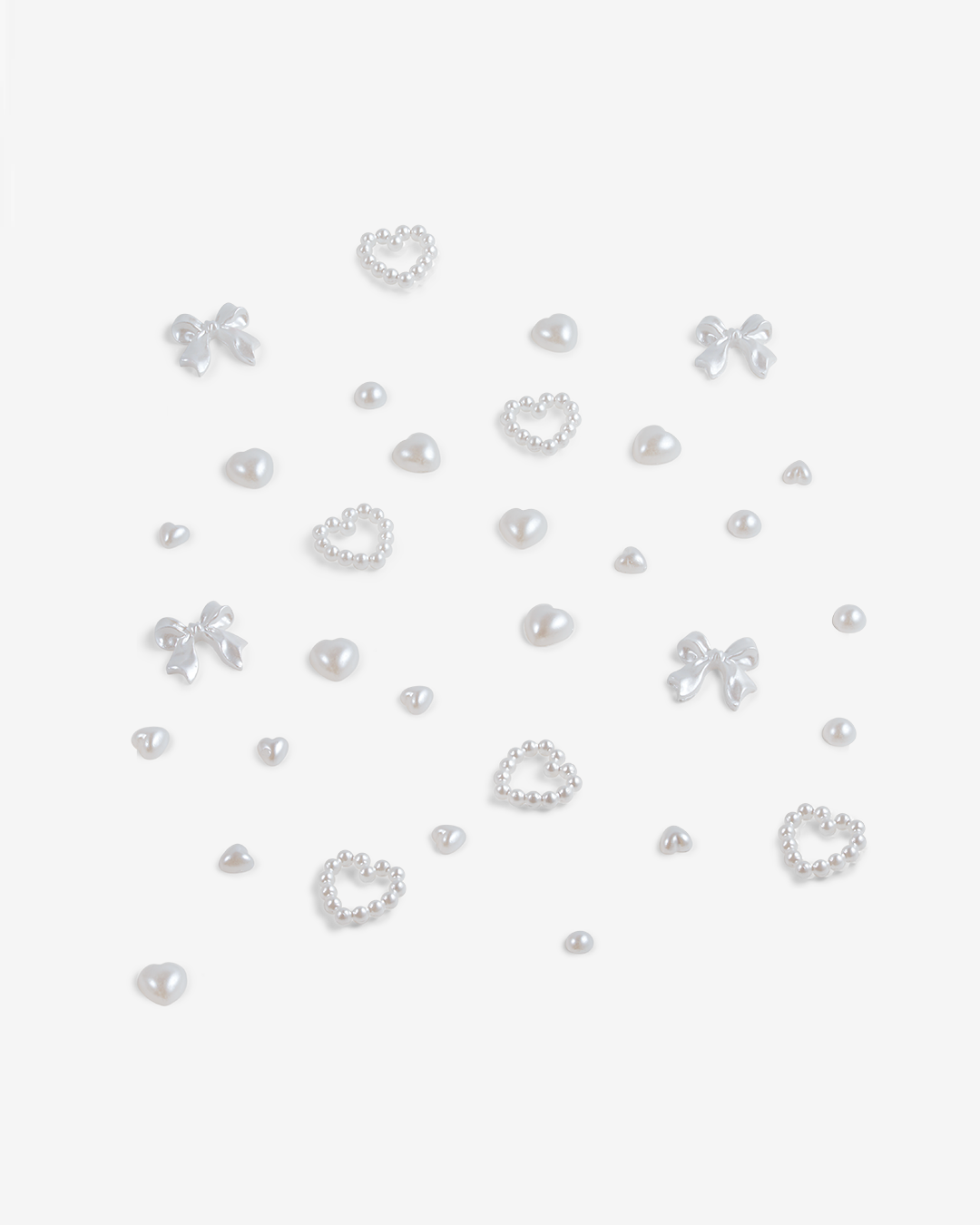 3D Pearl Coquette Charms