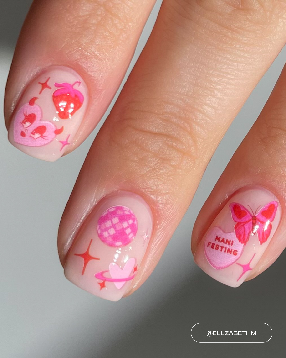 The Sweetest Thing Nail Art Tattoos
