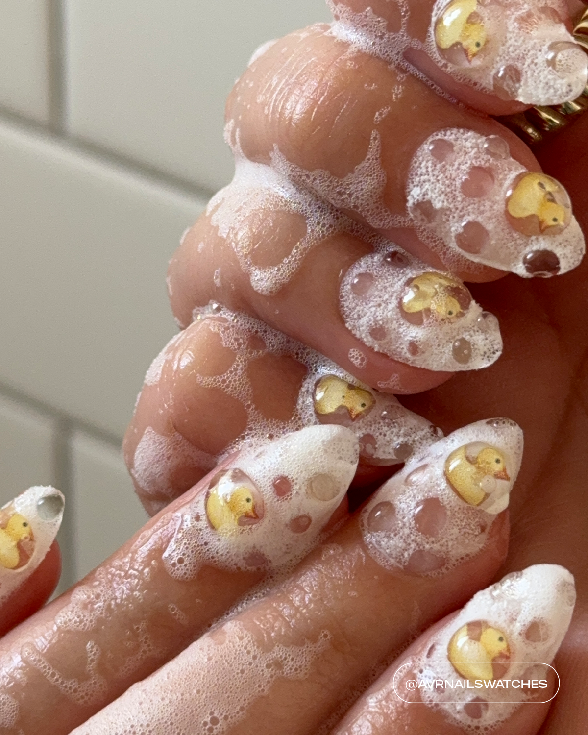 Shower Thoughts Nail Tattoos