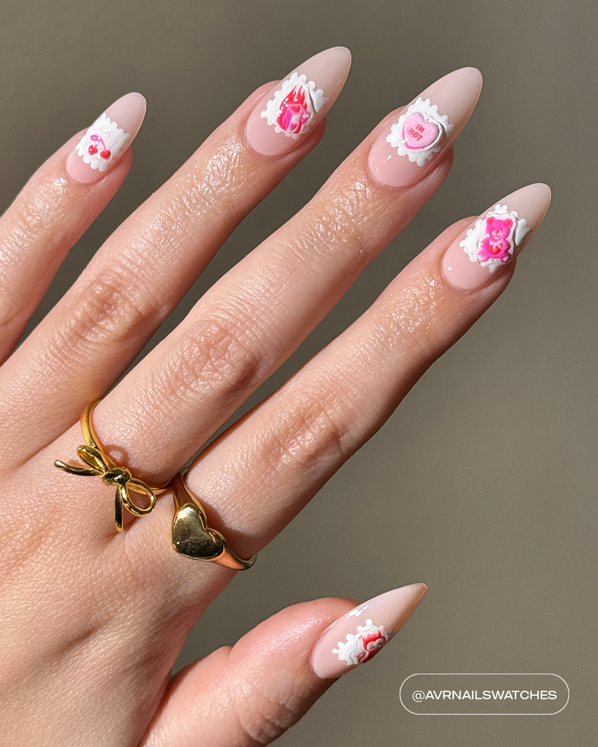 Then They're Sweet Puffy Nail Stickers