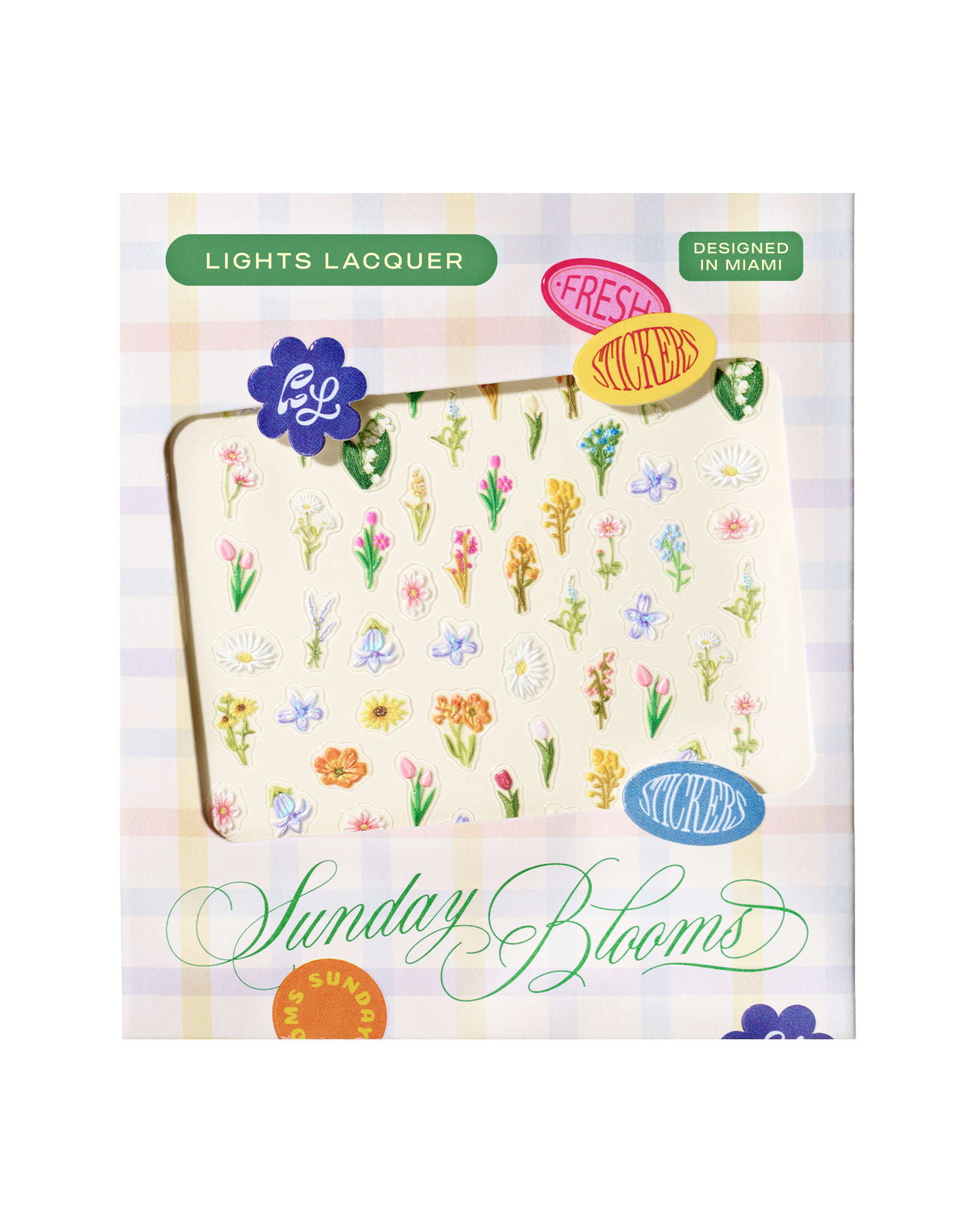 3D Floral Nail Stickers