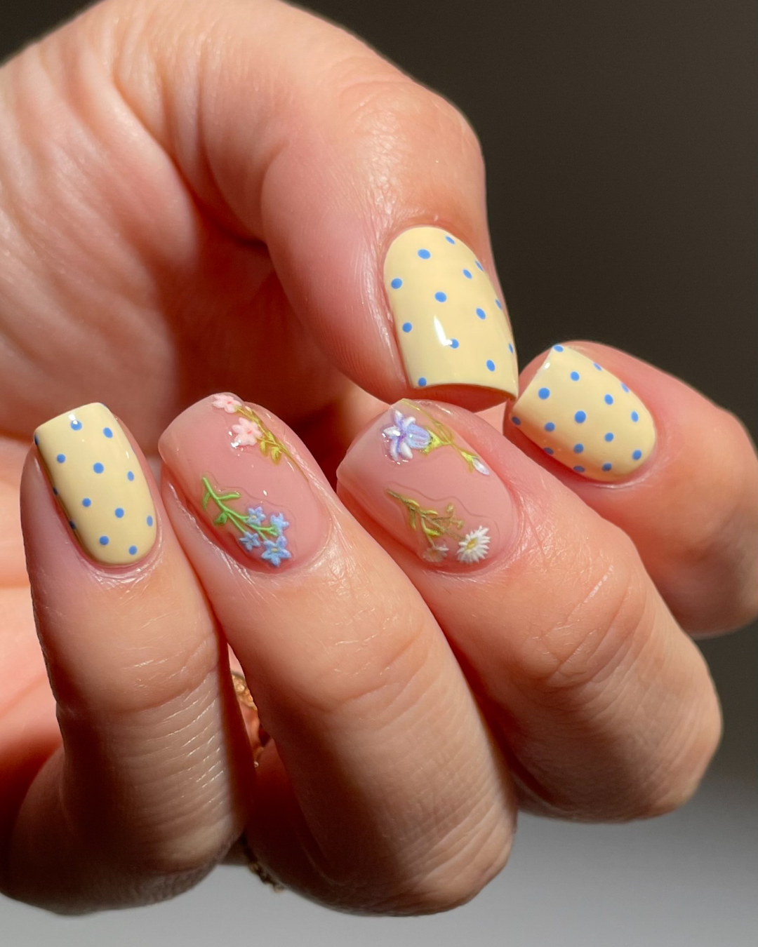 3D Floral Nail Stickers