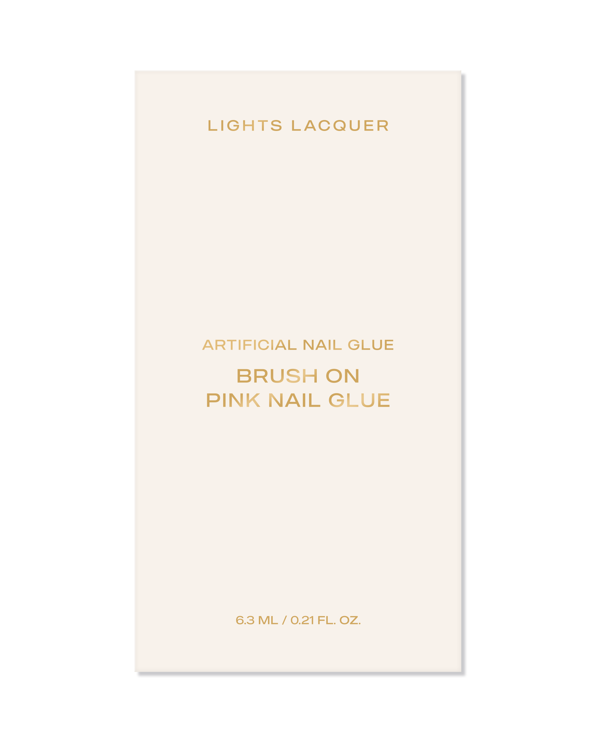 Lights Lacquer Brush On Nail Glue