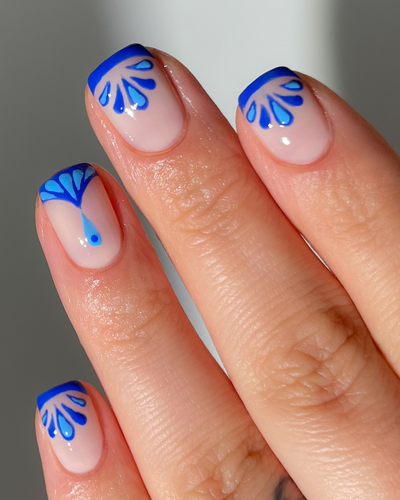 Talavera Inspired Nails