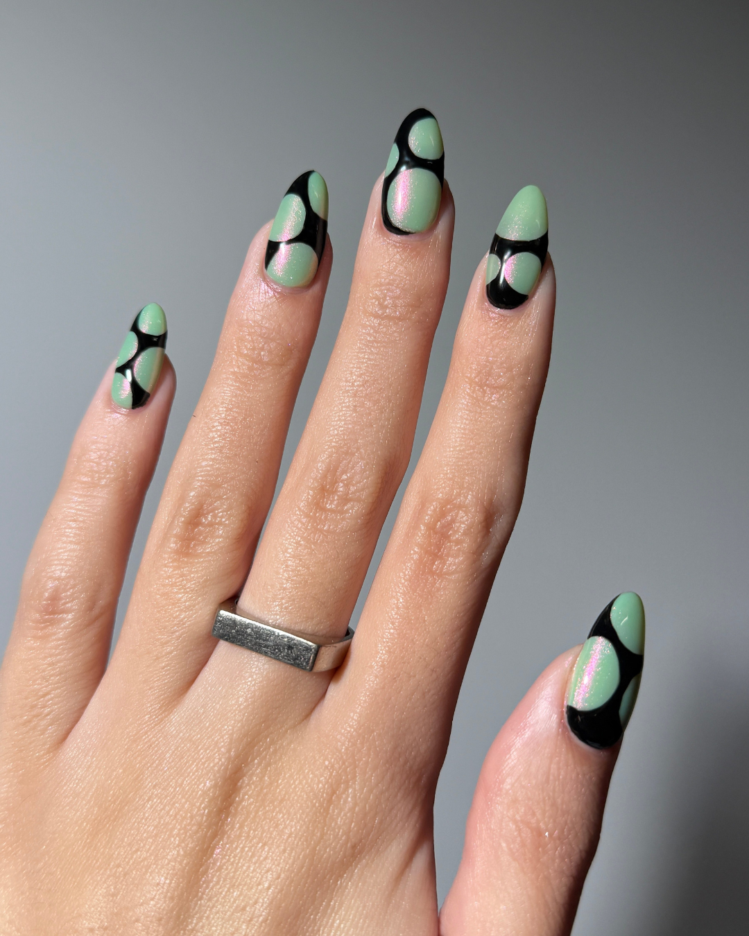 Shego Inspired Nails