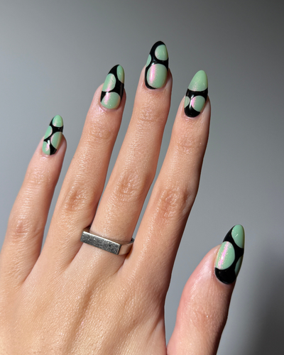 Shego Inspired Nails