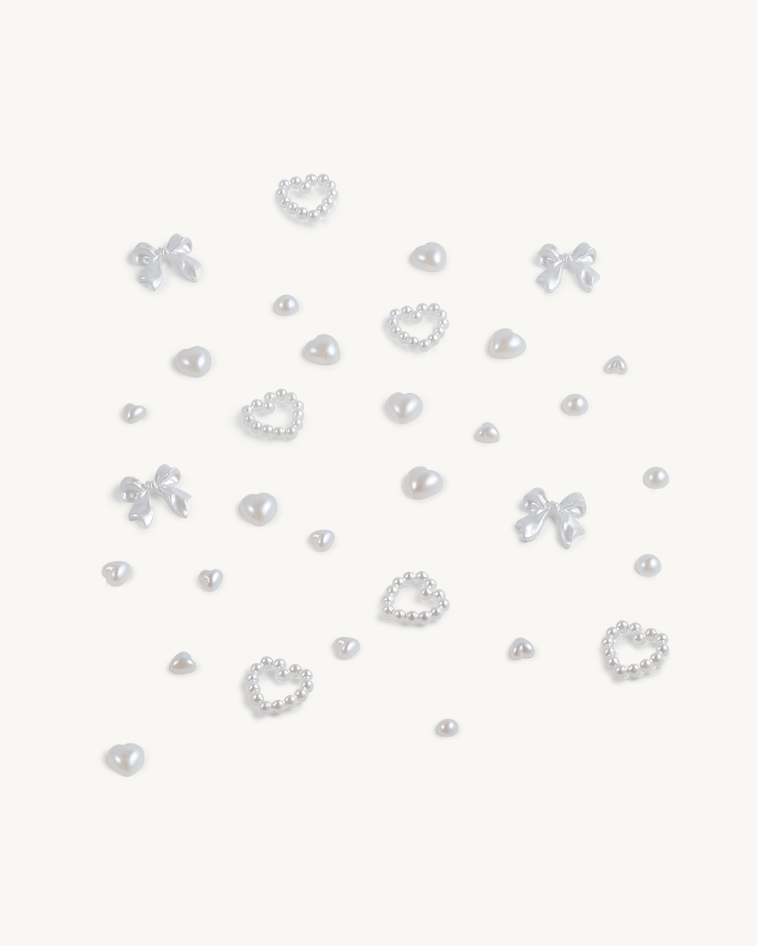 3D Pearl Coquette Charms