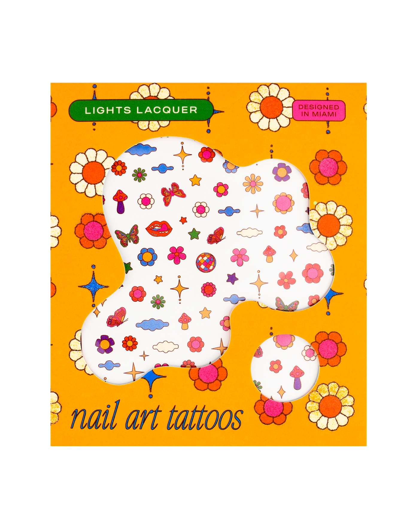 Flower Power Nail Tattoos