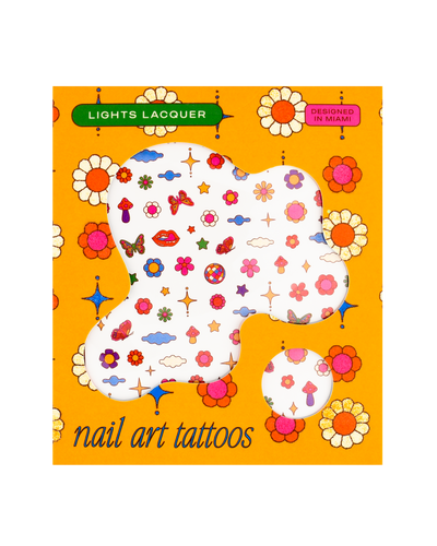 Flower Power Nail Tattoos