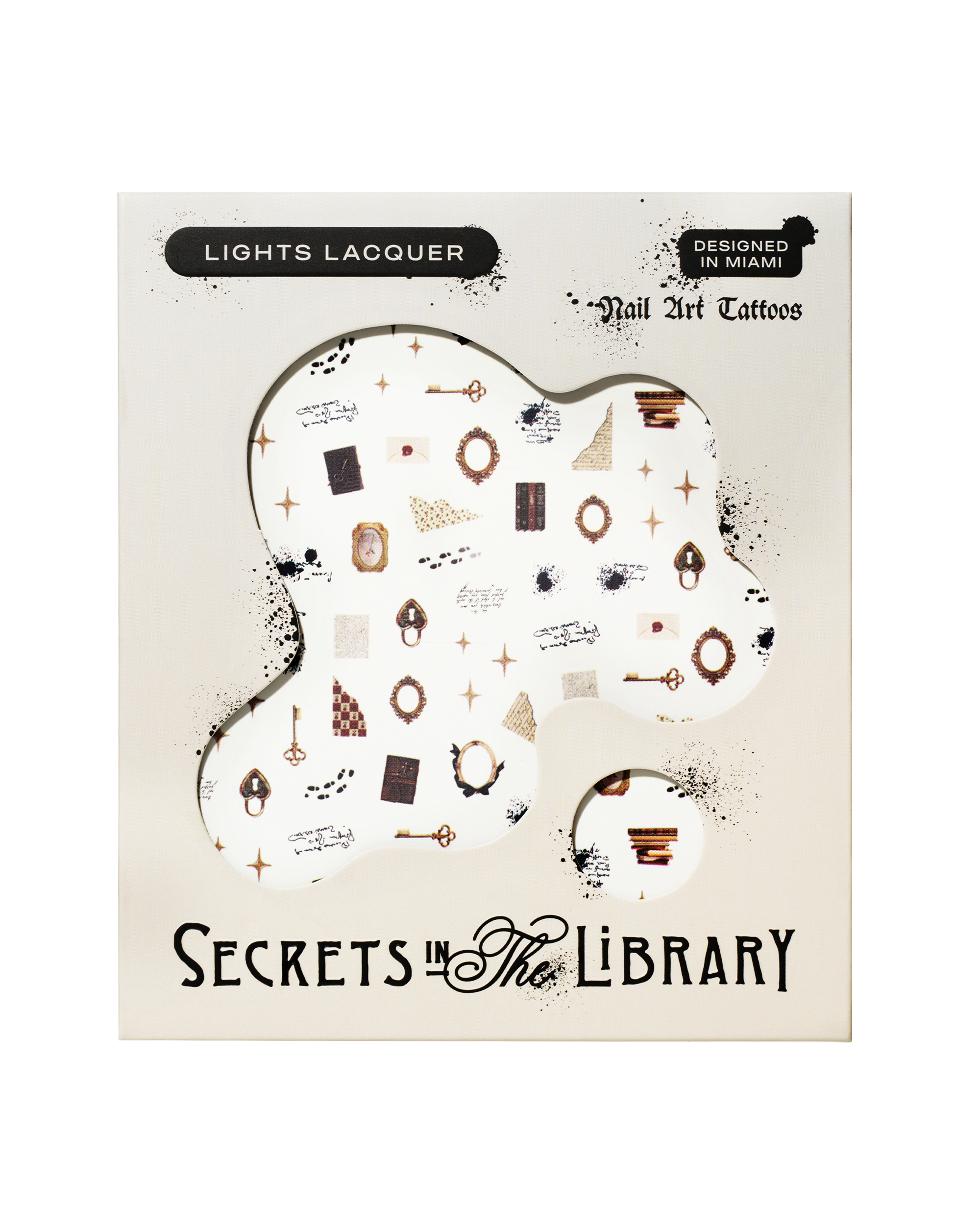 Lock & Key Nail Tattoos