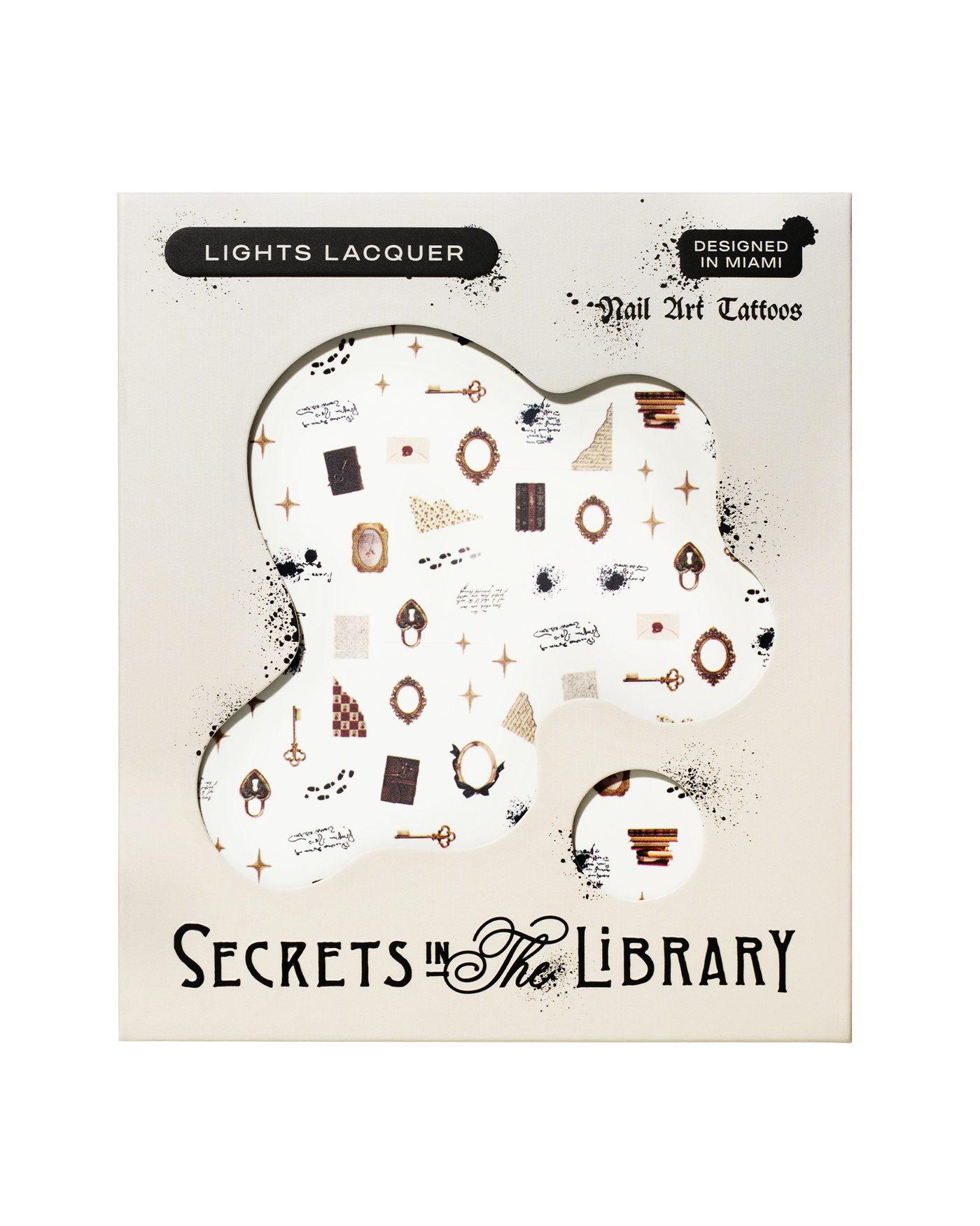 Lock & Key Nail Tattoos