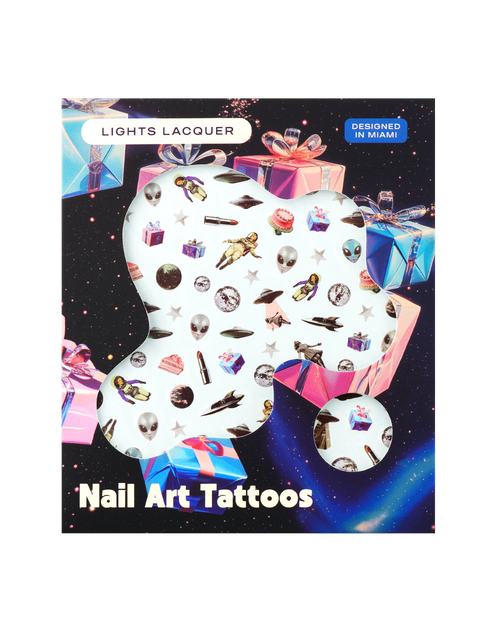 Space Age Nail Tattoos