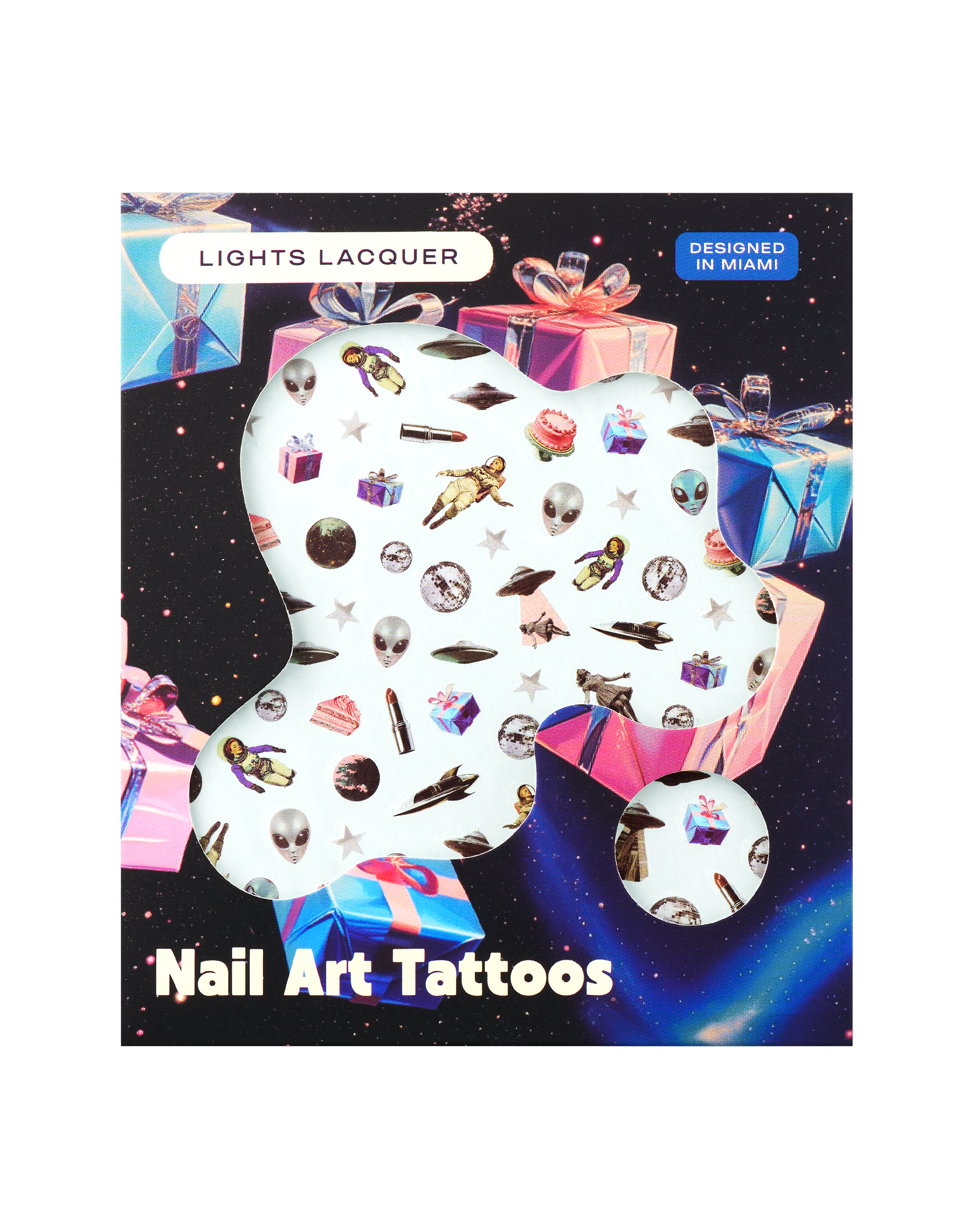 Space Age Nail Tattoos