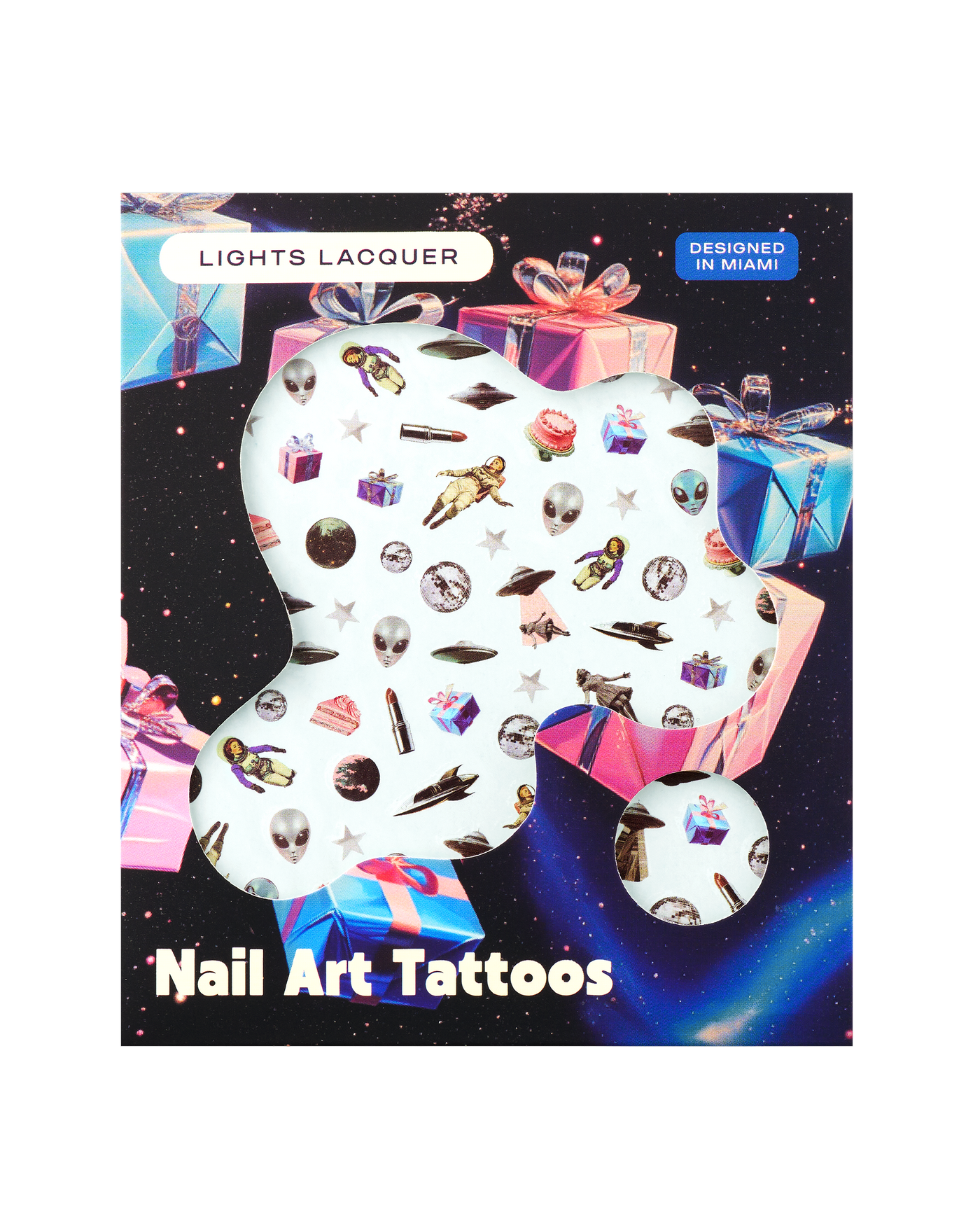 Space Age Nail Tattoos