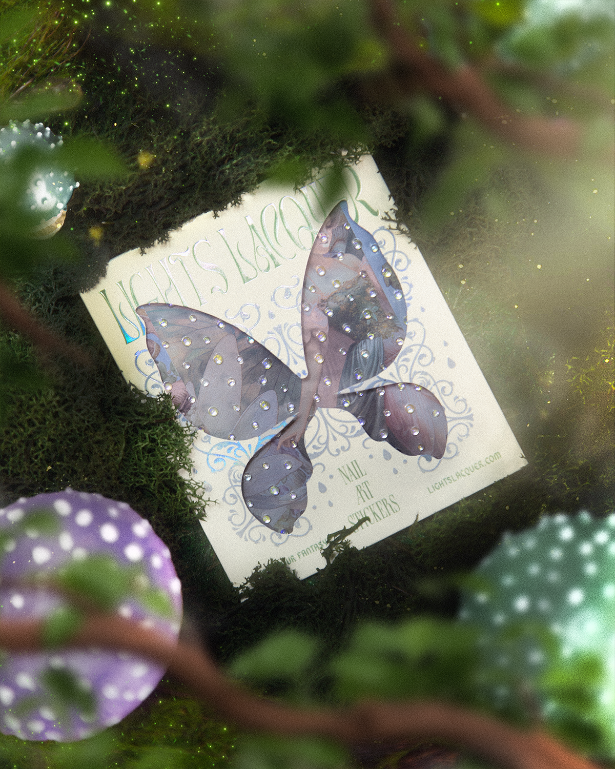 3D Dew Drop Nail Stickers