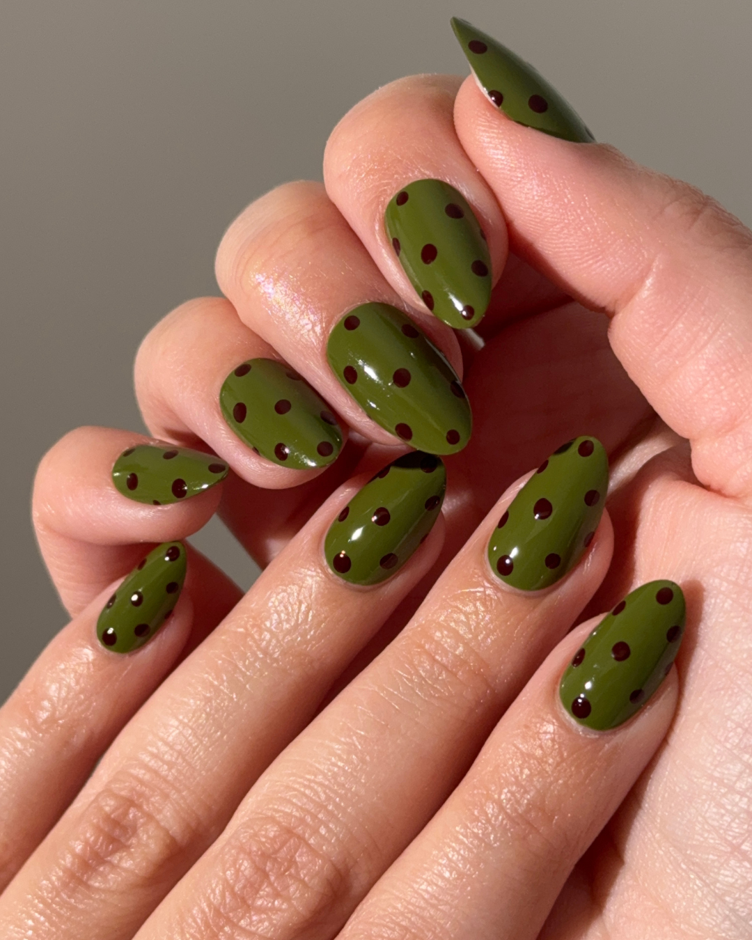 Quick Drying Olive & Wine Mani Set