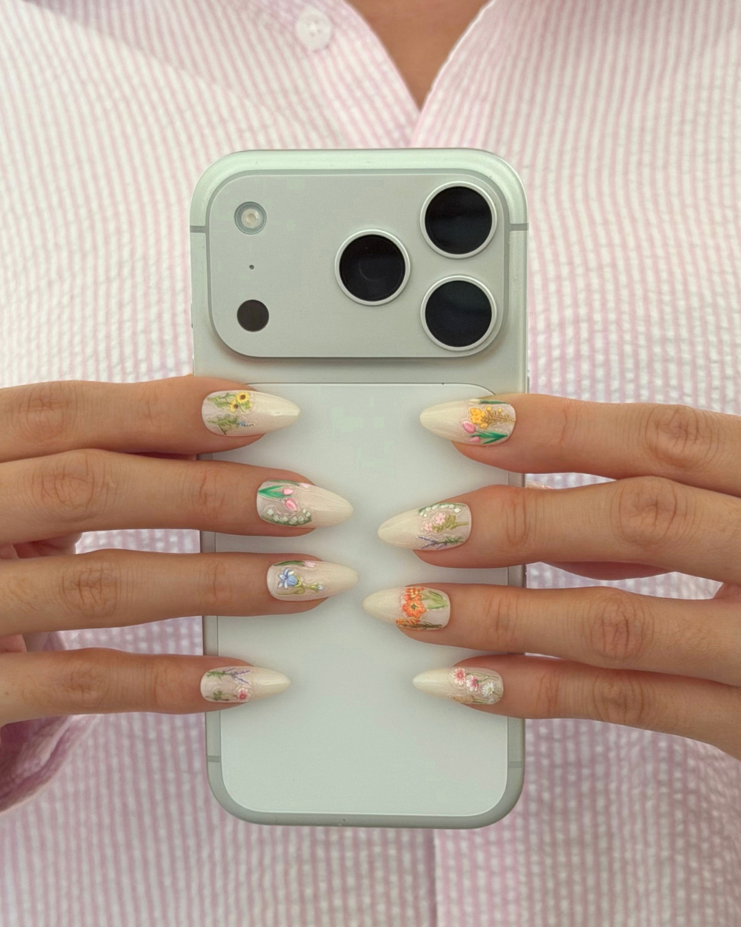 3D Floral Nail Stickers