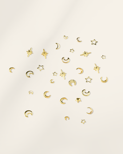 Gold Celestial Charms