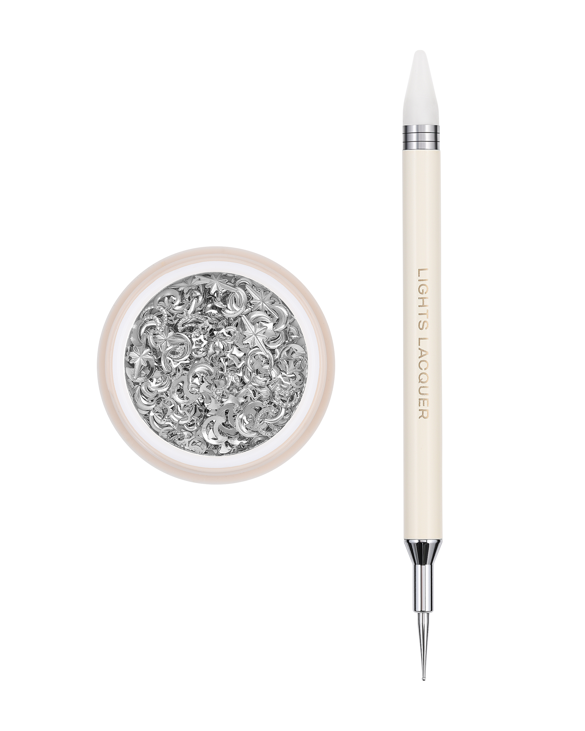 Silver Celestial Charms + Wax Pen Duo